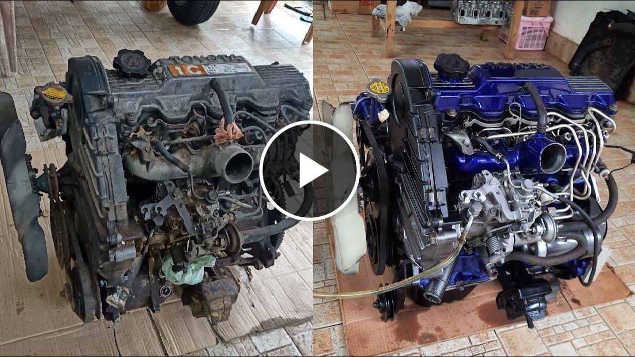 Toyota 1C Engine Full Restoration  (Toyota 1C 2C 3C Engine Restoration)